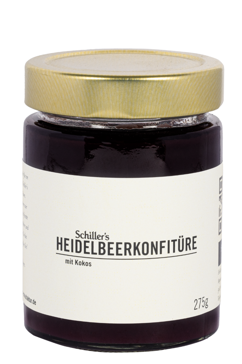 Heidelbeerkonfitüre mit Kokos