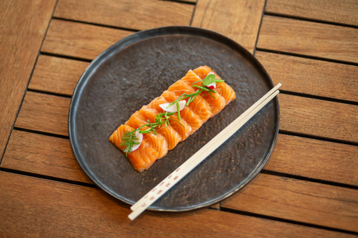 Lachssashimi