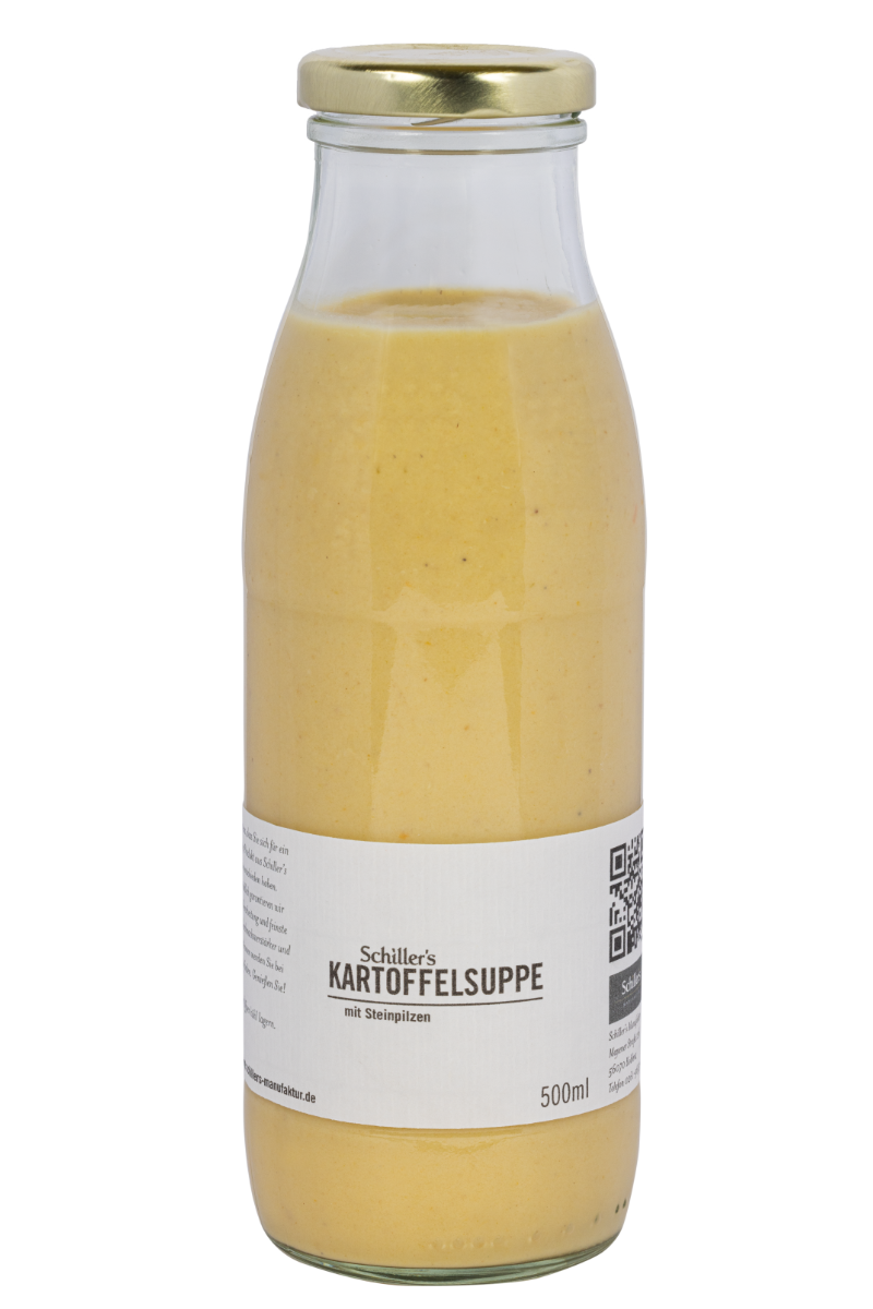 Kartoffelsuppe mit Steinpilzen